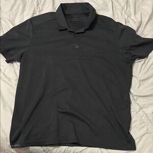 Oakley Black Polo Shirt Classic Design
